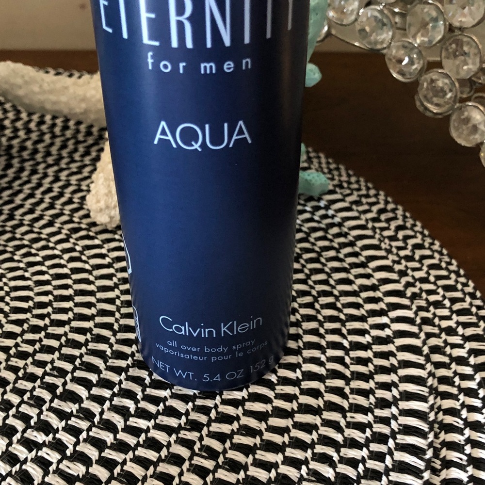 New with seal. Calvin Klein Aqua Eternity for Men Body Spray. Size 5.4 oz. - Picture 6 of 7